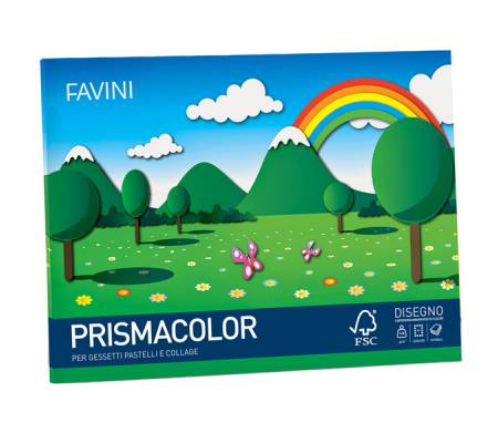 Album Prismacolor - 24 x 33 cm - 10 fogli - 128 gr - monoruvido - conf. 20 pezzi - Favini - A12X244 - 34936A - DMwebShop