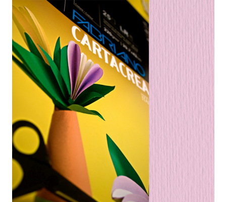 Cartoncino CartaCrea - 35 x 50 cm - 220 gr - rosa 116 - blister 10 fogli - Fabriano - 46435116 - 8001348127680 - DMwebShop