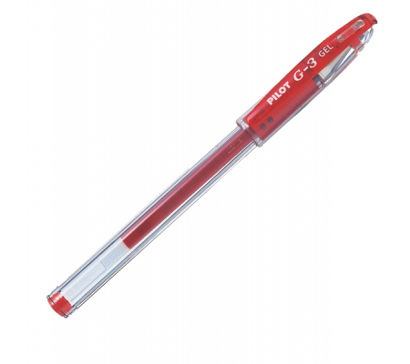 Penna Roller gel G 3 - punta 0,7 mm - rosso - Pilot - 001492 - 4902505252693 - DMwebShop