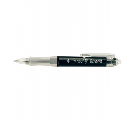 Penna a sfera a scatto 3 - punta 1 mm - 0,5 mm - nero - Tratto - 824603 - 8000825824630 - DMwebShop
