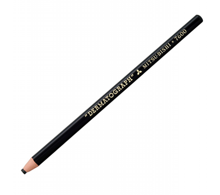 Matita dermotografica 7600 - nero - Uni Mitsubishi