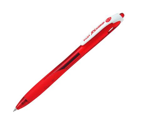 Penna a sfera a scatto Rexgrip Begreen - punta 0,7 mm - rosso - conf. 10 pezzi - Pilot - 040017 - 4902505326332 - DMwebShop