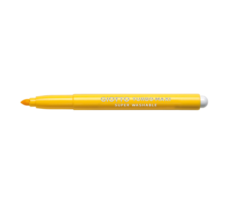 Pennarello Turbomaxi Monocolore - punta Ø 5 mm - giallo - Giotto 456002