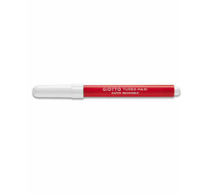 Pennarello Turbomaxi Monocolore - punta Ø 5 mm - rosso scarlatto - Giotto 456011
