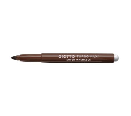 Pennarello Turbomaxi Monocolore - punta Ø 5 mm - marrone - conf. 12 pezzi - Giotto - 456016 - 51507A - DMwebShop