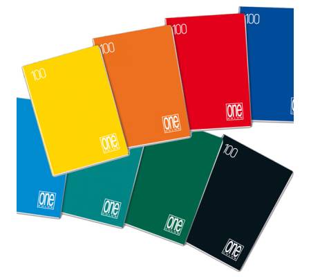 Maxiquaderno One Color - A4 - punto metallico - quadretto 10 mm - 18+1 fogli - 100 gr - conf. 10 pezzi - Blasetti - 1925 - 8007758219250 - DMwebShop