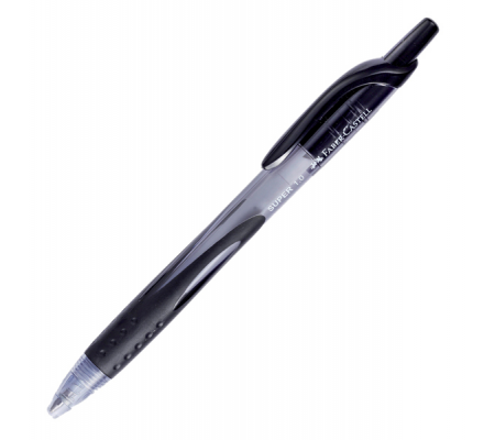 Penna a sfera a scatto Super - punta 1 mm - nero - Faber Castell - 143899 - DMwebShop