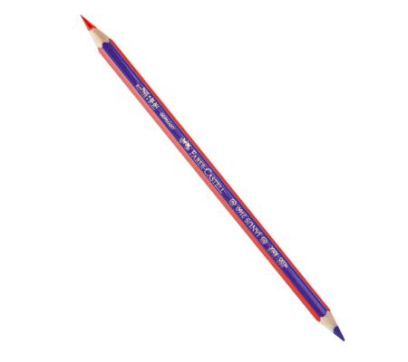Matita bicolore sottile - rosso-blu - conf. 12 pezzi - Faber Castell - 116000 - 4005401006435 - DMwebShop