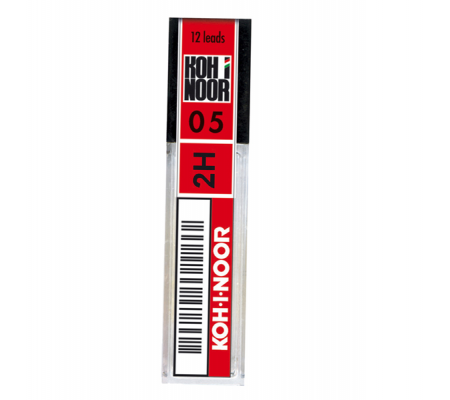 Micromine - mina 0,5 mm - gradazione 2H - astuccio 12 mine Koh-i-noor E205-2H