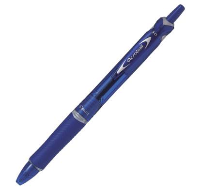 Penna a sfera a scatto Acroball Plastic Begreen - punta 1 mm - blu - conf. 10 pezzi - Pilot - 040311 - 4902505424250 - DMwebShop