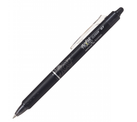 Penna a sfera a scatto Frixionball Clicker - punta 0,7 mm - nero - cancellabile - Pilot 006790