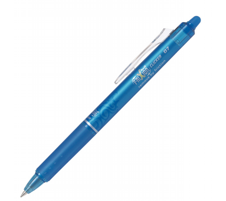 Penna a sfera a scatto Frixionball Clicker - punta 0,7 mm - azzurro - Pilot