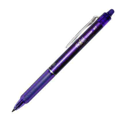 Penna a sfera a scatto Frixionball Clicker - punta 0,7 mm - viola - cancellabile - Pilot 006795