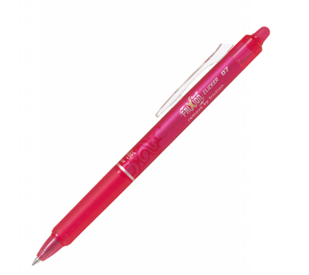 Penna a sfera a scatto Frixionball Clicker - punta 0,7 mm - rosa - cancellabile - Pilot - 006796 - 4902505417559 - DMwebShop