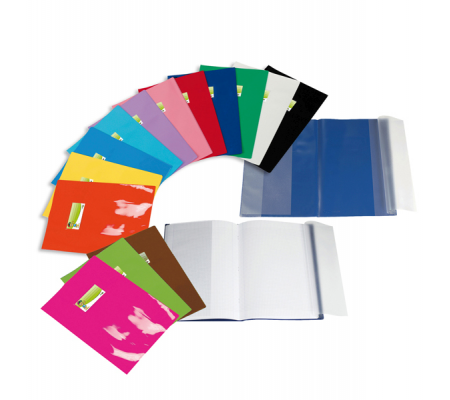 Coprimaxi LF - A4 - PVC - laccato - cover - azzurro - Sei Rota 21000203