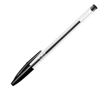 Penna a sfera Bic Cristal nera punta media 1 mm 8373639 - 2661