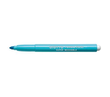 Pennarello Turbomaxi Monocolore punta diametro 5 mm azzurro Giotto 456028 - 6615