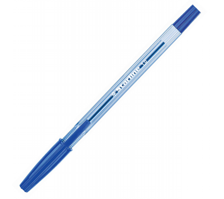 Penna a sfera con cappuccio - punta media 1 mm - blu - conf. 50 pezzi - Starline