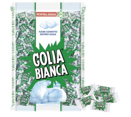 Caramelle Bianca - busta da 1kg - 400 pezzi circa - Golia - 06721600 - 84655CNF01 - DMwebShop