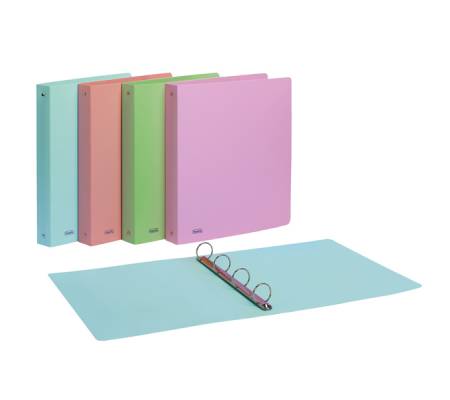 Raccoglitore Pastel - PPL - dorso 1,5 cm - f.to utile 22 x 30 cm - 4 anelli 15 mm - colori assortiti - conf. 20 pezzi - Favorit - 400115584 - 8006779020999 - DMwebShop