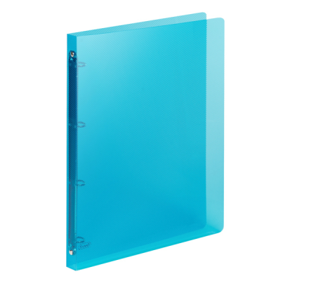 Raccoglitore Lumina - PPL - 4 anelli tondi - Ø 15 - dorso 2 cm - 22 x 30 cm - blu - Favorit 400116630