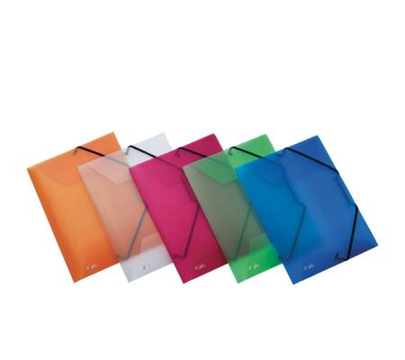 Cartella 3L con elastico Lumina - 24 x 32 cm - colori assorititi - dorso 2,5 cm - conf. 20 pezzi - Favorit - 400066839 - 8006779000465 - DMwebShop