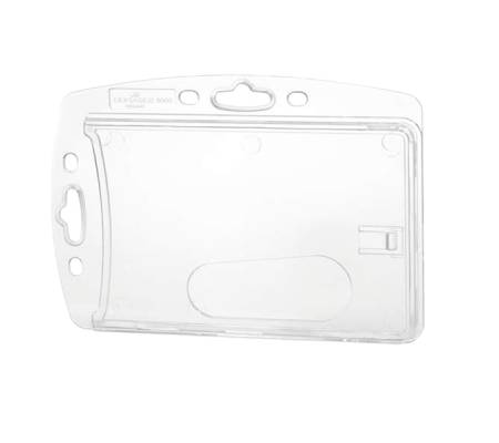 Portabadge rigido - 5,4 x 8,7 cm - trasparente - conf. 10 pezzi - Durable - 8905-19 - 4005546807621 - DMwebShop