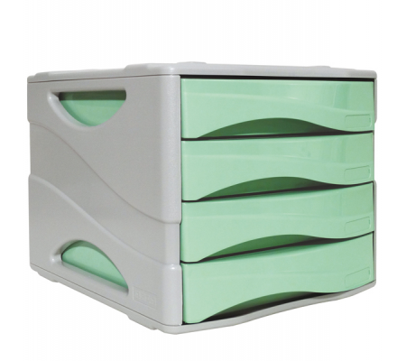 Cassettiera keep Colour Pastel - 25 x 32 cm - cassetti 5 cm - grigio-verde - Arda - 15P4PPASV - 8003438022950 - DMwebShop