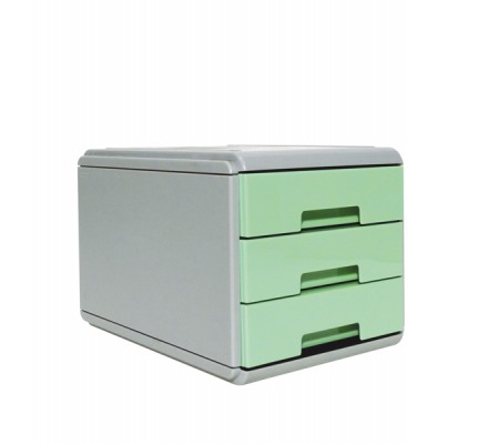 Mini Cassettiera Keep Colour Pastel - 17 x 25,4 x 17,7 cm - grigio-verde - Arda - 19P3PPASV - 8003438022868 - DMwebShop