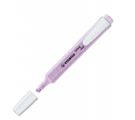 Evidenziatore Swing Cool pastel - punta a scalpello - tratto 1 - 4 mm - glicine 155 - Stabilo - 275/155-8 - 4006381518611 - DMwebShop