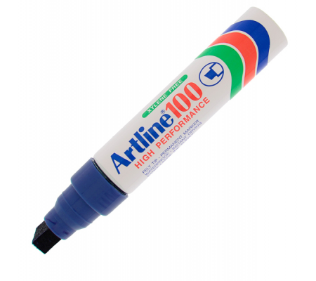 Marcatore permanente A 100 - punta scalpello jumbo - 7,5 - 12 mm - blu - Artline - A100B - 4974052803314 - DMwebShop