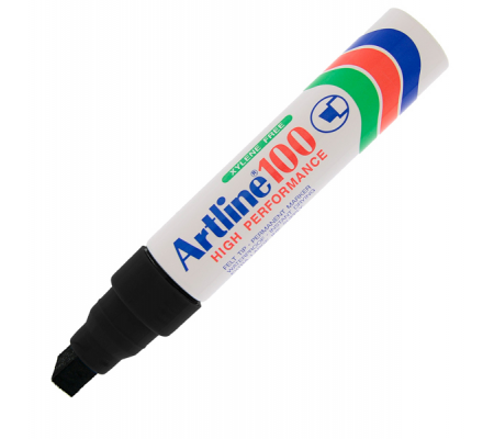 Marcatore permanente A 100 - punta scalpello jumbo - 7,5 - 12 mm - nero - Artline - A100N - 4974052803307 - DMwebShop