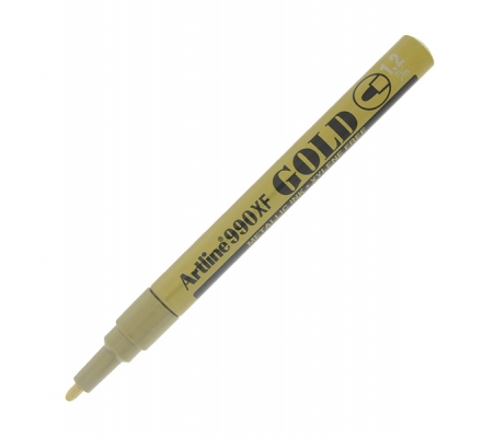 Marcatore permanente A 990 - a vernice - punta tonda fine - 1,2 mm - oro - Artline - A990O - 4974052823008 - DMwebShop