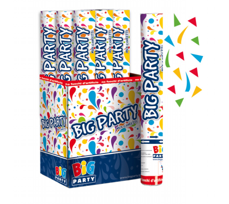 Sparacoriandoli Cannon - colori assortiti - 8 mt - Big Party - 50002 - DMwebShop