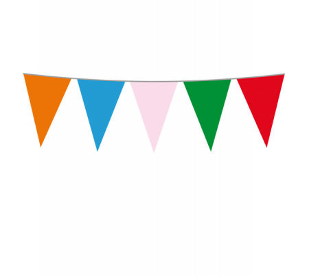 Festone bandiere - multicolor - 10 mt - Big Party - 10060 - 8020834100600 - DMwebShop