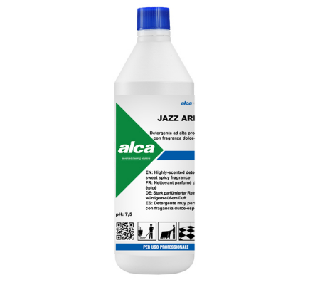 Detergente pavimenti linea Jazz Aretha - profumo dolce speziato - 1 lt - Alca - ALC1097 - 8032937574431 - DMwebShop