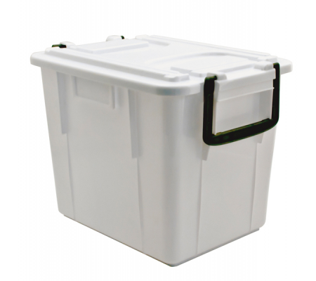 Contenitore Foodbox con coperchio - 38 x 28 x 30 cm - 20 lt - PPL riciclabile - bianco - Mobil Plastic - 143/20-BIM - 8004331143209 - DMwebShop