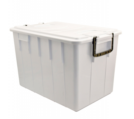 Contenitore Foodbox con coperchio - 58 x 38 x 38 cm - 60 lt - PPL riciclabile - bianco - Mobil Plastic - 143/60-BIM - 8004331143605 - DMwebShop