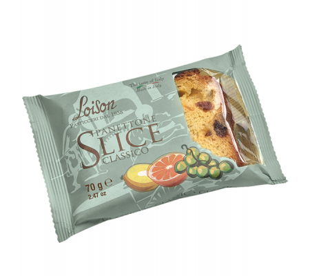 Fetta di panettone classico - 70 gr - Loison 310 - 310D - DMwebShop