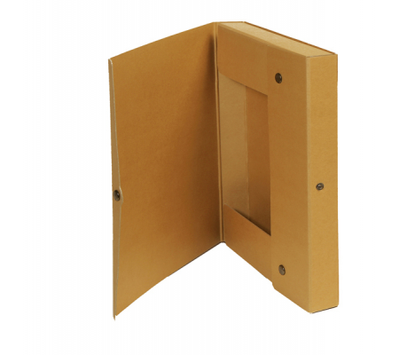 Scatola progetto - dorso 4 cm - 25 x 35 cm - cartone riciclato FSC - avana - Starline