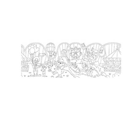 Rotolo creativo adesivo - tema parco divertimento - 30 x 400 cm - Info - Q872808 - 4044355787595 - DMwebShop