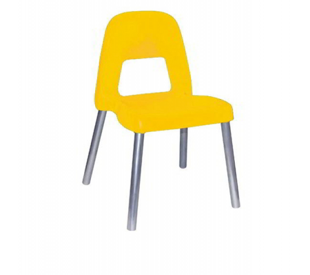Sedia per bambini Piuma - H 31 cm - giallo - Cwr - 09386/02 - DMwebShop