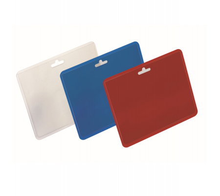Portanome - 6 x 9 cm - orizzontale rosso - conf. 100 pezzi - Durable  - 999110826 - DMwebShop