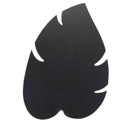 Lavagna Silhouette da parete - 43,8 x 29,6 cm - forma foglia - nero - Securit - FB-LEAF - 8719075285831 - DMwebShop