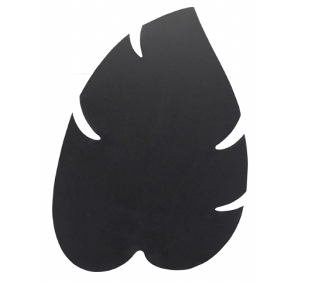 Lavagna Silhouette da parete - 43,8 x 29,6 cm - forma foglia - nero - Securit - FB-LEAF - 8719075285831 - DMwebShop