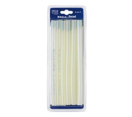 Colla termofusibile - in stick - lunghezza 20 cm - Ø 1,1 cm - blister da 12 refill (227 gr) - Iternet - 4231 - 8028422542313 - DMwebShop