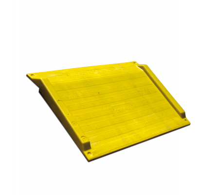 Rampa per scalini - 75 x 125,6 x 7,5 cm - giallo - Cartelli Segnalatori - BAR0806 - 8871880806127 - DMwebShop