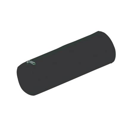 Astuccio Tombolino Basic con cerniera 22cm diametro 8 cm nero Pagna 22501 01 - 22442