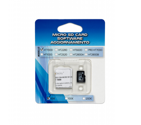 Micro SD Card aggiornamento HT2800 per seriali da DQ150480001 a DQ150481200 - Holenbecky - SD2800A - DMwebShop