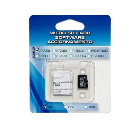 Micro SD Card - per aggiornamento 100-200? per modello HT7000 - Iternet - SD7000 - 802842200004 - DMwebShop